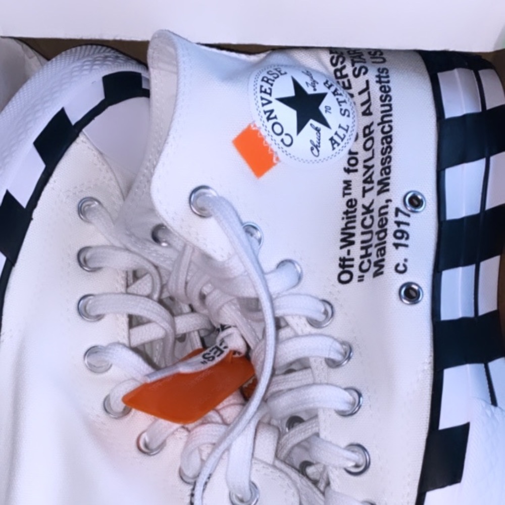 CHUNK 70 OFF WHITE CONVERSE HIGH TOP